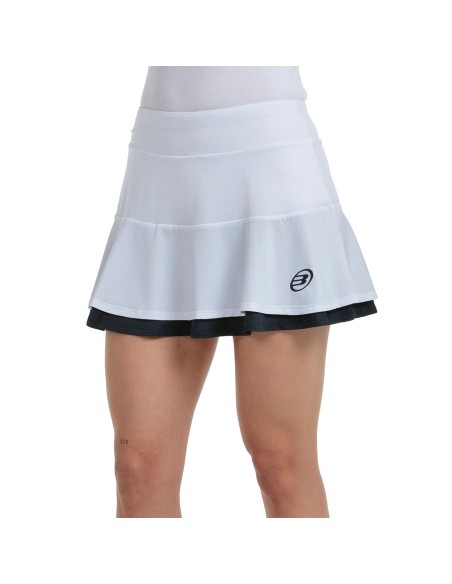 FALDA BASICA BULLPADEL TEJAS 012 BLANCO | Ofertas de pádel